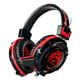 Headset Gamer C3tech Flycatcher Ph-g10bk, Rgb, 40mm, Usb