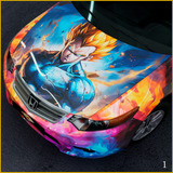 Vinil Automóvil Honda Accord Wrap Cofre Goku - 150x185cm