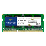 Memoria Ram 4gb Ddr3 1333mhz Pc3-10600 Sodimm Timetec