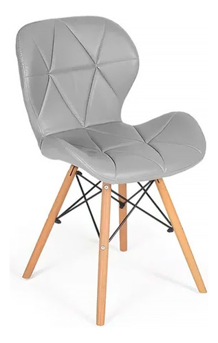 Cadeira De Jantar Charles Eames Eiffel Slim Wood Mostruário