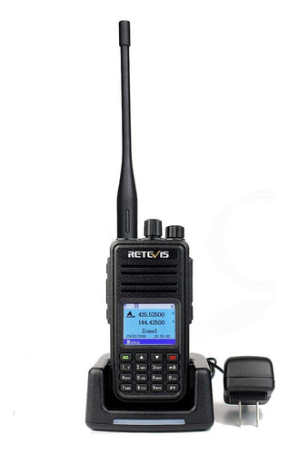 Radio Walkie-talkie Dmr Jamón Vhf Uhf De Doble Banda Retevis