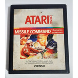 Cartucho Atari 2600 Polyvox Jogo Missile Command Anos 80 Pç2