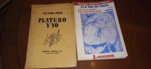 Antiguo Libro Usado 2u Platero Y Yo Juan R Jimenez Otro N661