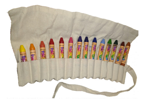 Pasteros De Tela Para Crayones  Pakotas +12  Cilíndricos 