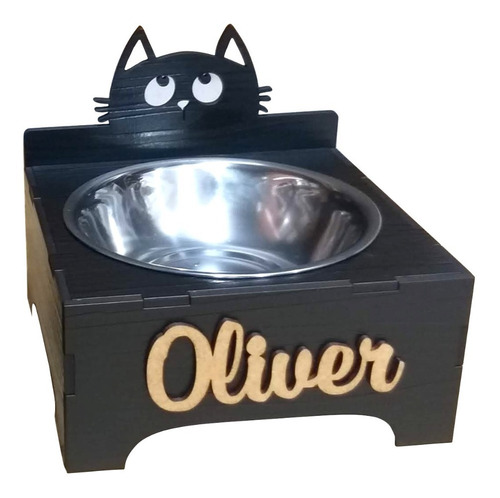 Comedouro Elevado Gato (personalizado)