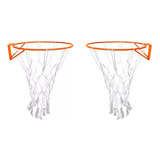 1 Par De Aro Cesta Basquete Com Rede Seda 4mm Basketball