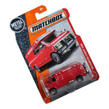 Chevy Van Bomberos Emergencia 1995 Matchbox Utilitario