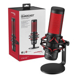 Micrófono Hyperx Quadcast Con Brazo Soporte