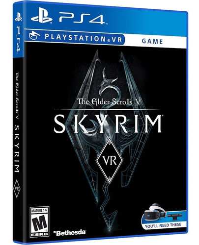 The Elder Scroll V Skyrim Vr - Ps4 - Mídia Física - Novo