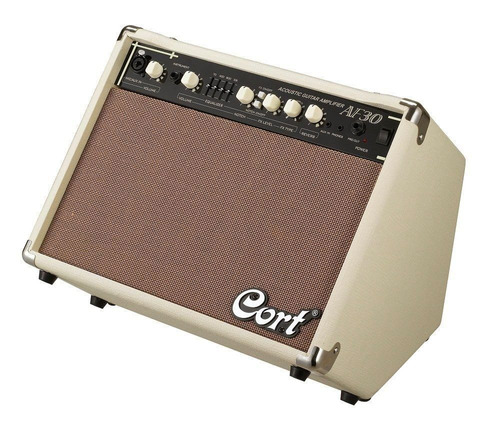 Amplificador Blanco Cort Af 30 Para Acustica