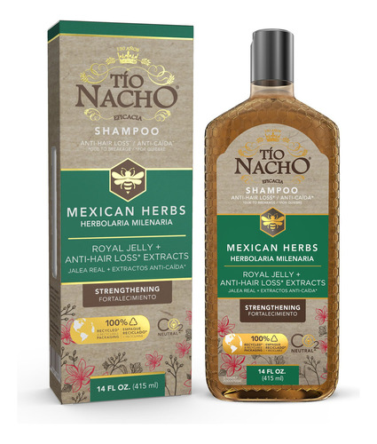  Tio Nacho Herbolaria Mexicana Shampoo Fortalecedor De Cabel