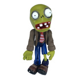 Figura Zombie Corbata Plantas Vs Zombies Juguete Luz 22 Cm