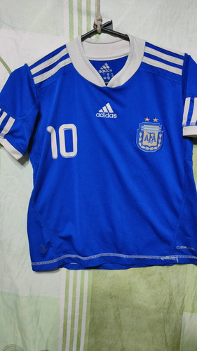 Camiseta Afa Selección Argentina 2010 Azul #10 Messi 
