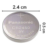 100 Pilas Cr2450  Panasonic  Litio 3.0 Volts Tipo Boton