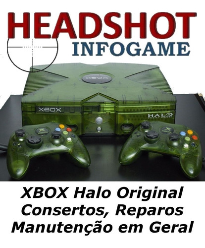 Consertos Manutenção Reparos: Xbox 1 Clássico Halo Edition