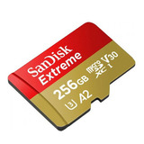 Tarjeta De Memoria 256gb Microsd Extreme 190mb/s Sandisk