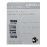 Timer Programable Digital Diaria Semana P / Riel Din Diletta