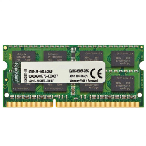 Memória Kingston Ddr3 8gb 1333mhz 1.35v Notebook