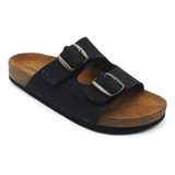 Huarache Tipo Birkenstock De 2 Hebillas Unisex