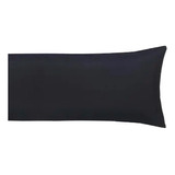 Fronha Body Pillow Toque Acetinado 40cmx130cm Altenburg 1pç Preto