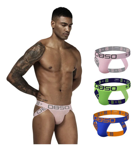 Calzoncillos Sexy Para Hombre Suspensorios 3 Piezas | MercadoLibre