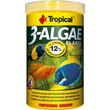 Alimento Pez Marino Y Dulce 3-algae Flakes 200 Grs Tropical