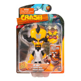 Figura Dr Neo With Aku Aku Mask - Crash Bandicoot