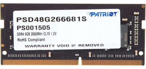 Memória Ram Signature  8gb 1 Patriot Psd48g266681s