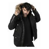 Campera Parka Con Capucha Malibu Outfitters Puffer Nueva