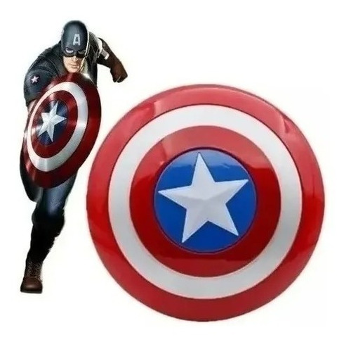 Escudo Capitán América Avengers Grande Con Agarre