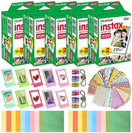 Fujifilm Instax Mini - Película Instantánea (5 Unidades, 100