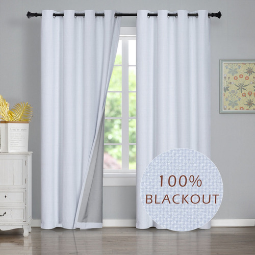 Jgo De 2 Blackout Cortinas Largas - 2.64m X 2.74m (an X L)