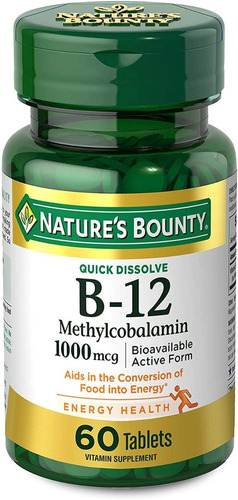 Natures Bounty Vitamina B12 1000 Mcg Quick Disolve