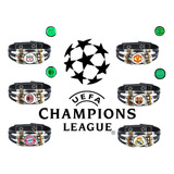 Pulsera Manilla Cuero Champions League Club Luminoso Hombre