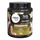 Salon Line Sos Cachos Arginina Reconstrução Creme Pentear1kg