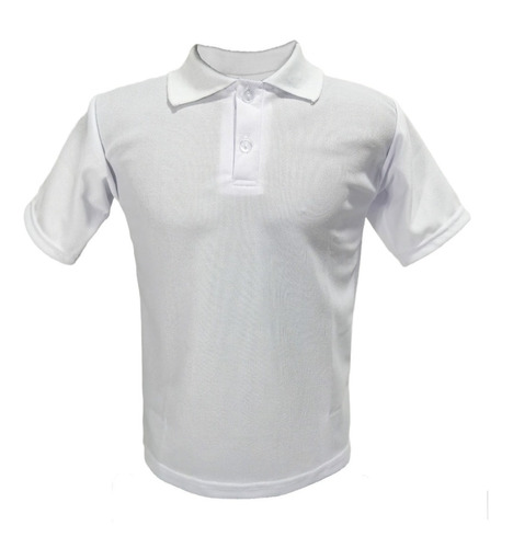 Camisa Cuello Lana Blanca Boton Niño Escuela Colegio Uniform