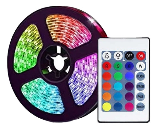 Cintas Led Colores Con Control De 5m Tira De Luces Tik Tok