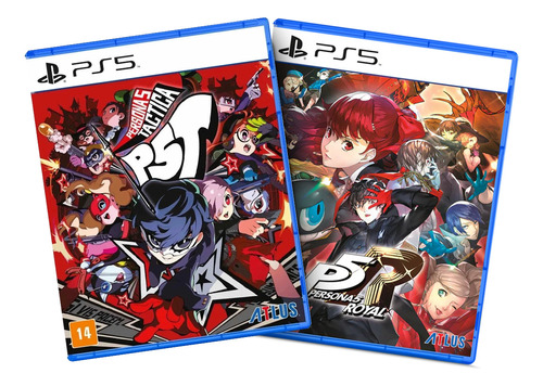 Combo Persona 5 Tactica + Persona 5 Royal Ps5 Midia Fisica