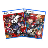 Combo Persona 5 Tactica + Persona 5 Royal Ps5 Midia Fisica