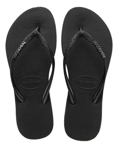 Havaianas Ojotas Slim Mujer Plataforma Brillo Sparkle