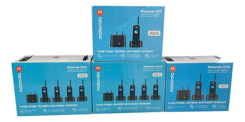 Telefone Motorola 11 Bases 650 Metros Alcance Prova D' Água