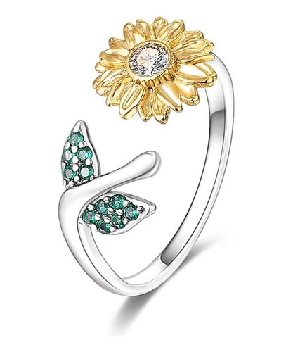 Anillo Ajustable Girasol Pandora