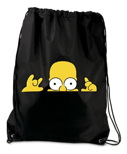 Homero Simpson Tula Deportiva Maleta Bolso 