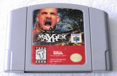 Wcw Mayhem Juego Original Nintendo 64 Electronic Arts 1999 