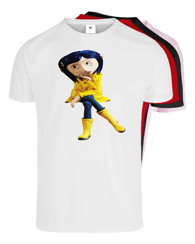 Playera Para Caballero Diseño Cooraline #10