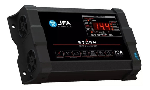 Fonte Carregador Automotiva Jfa Storm 70a Amperes Bivolt Sci