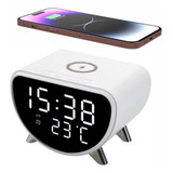 Reloj Despertador Con Pantalla Digital Carga Inalámbrica