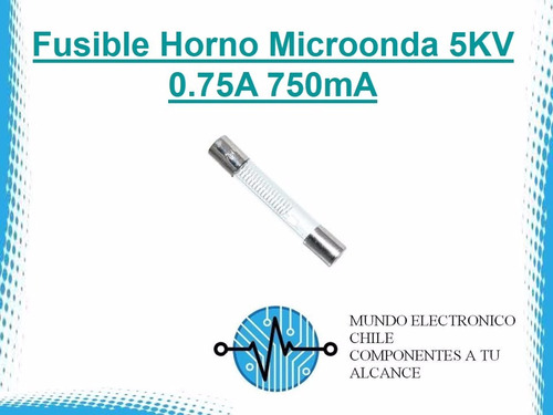 2 X Fusible Horno Microonda 5kv 0.75a 750ma