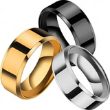 Anillos Acero Para Mujer U Hombre Titanio Moda Anillo 