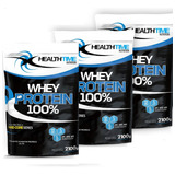 3x Whey Protein 100%  2,1kg (6,3kg) Isolado, Concentrado
